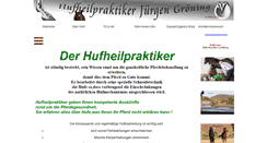 Desktop Screenshot of hufheilpraktik-groening.de