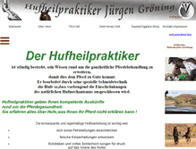Tablet Screenshot of hufheilpraktik-groening.de